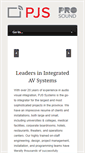 Mobile Screenshot of pjssystems.com